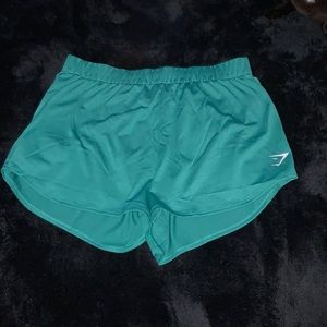 SOLD- Green gymshark training shorts